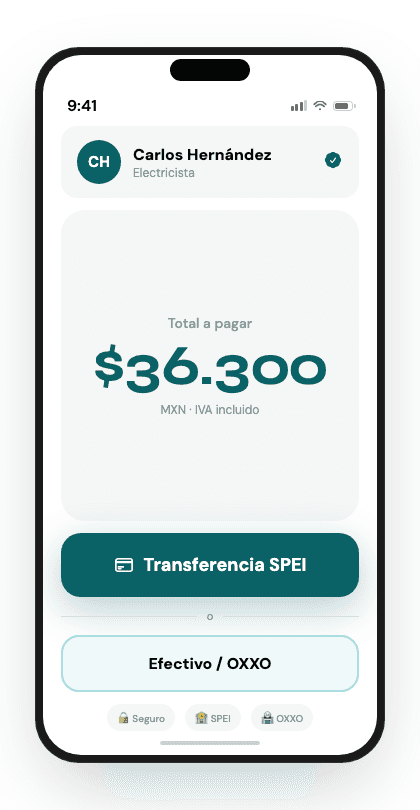 Cobra por SPEI o transferencia