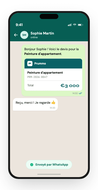 Envoyez par WhatsApp