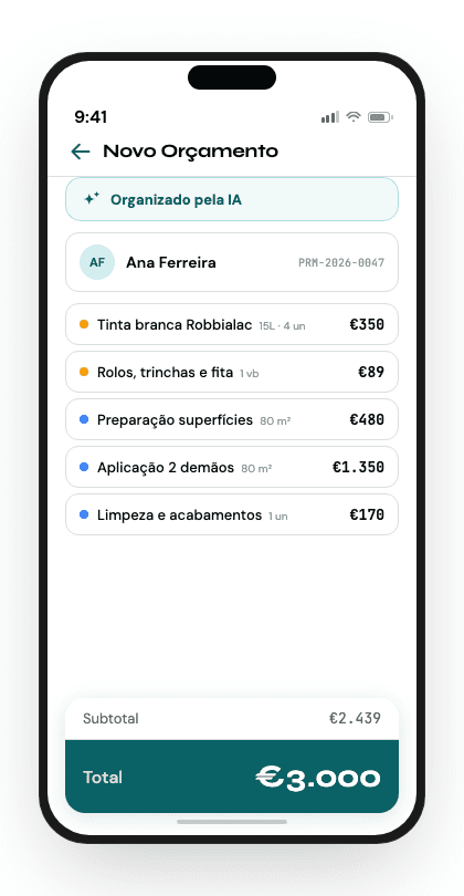 Vira orçamento