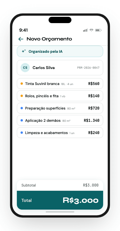 Vira orçamento
