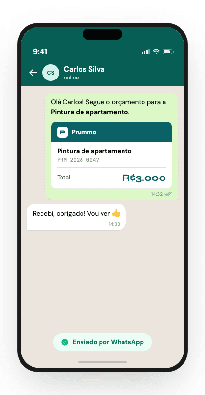 Envie por WhatsApp