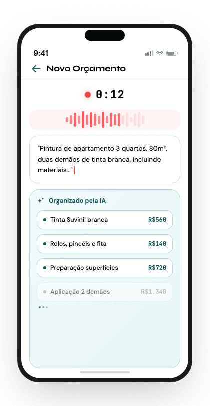 Diga o que precisa